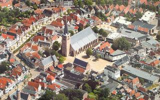Luchtfoto Franeker Centrum Hohuysje Hofstraat Breedeplaats.jpg
